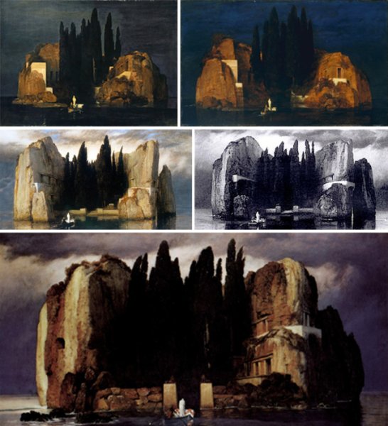 Арнольд Бёклин остров мёртвых