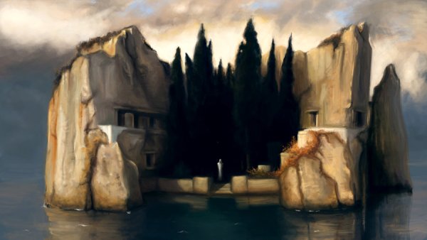 Арнольда Бёклина «остров мёртвых».