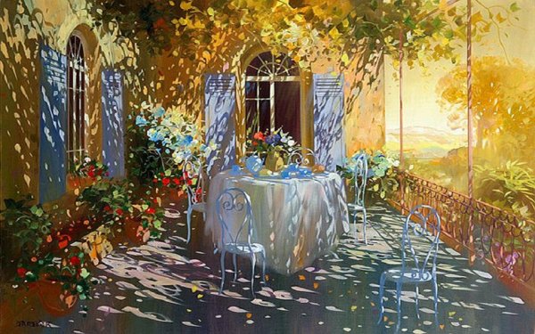 Солнечный художник Лоран парселье картины