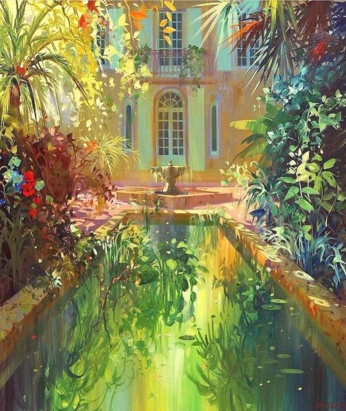 Солнечная живопись Лорана парселье