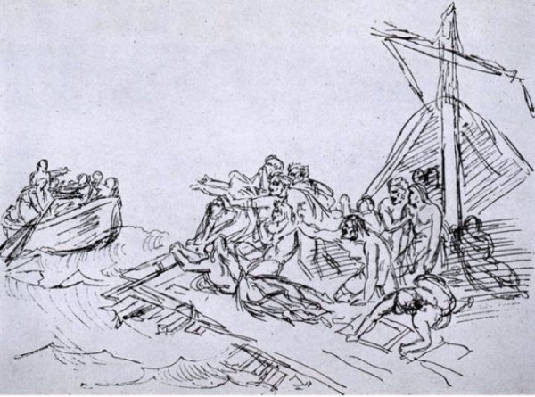 Плот медузы Лувр