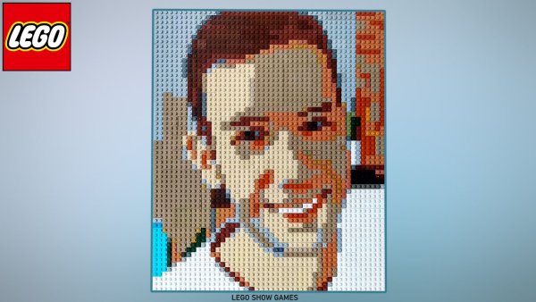 Картины из деталей лего