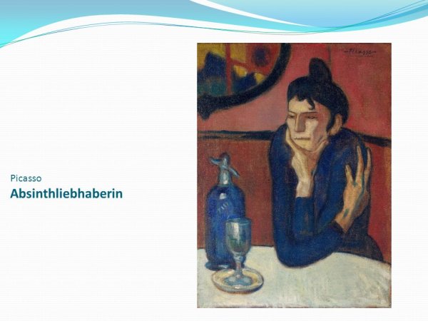 Любительница абсента Пикассо