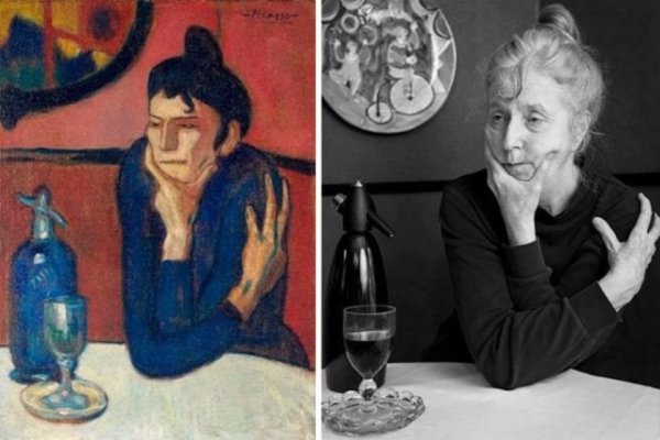 Картина любительница абсента Пабло Пикассо