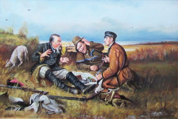 «Охотники на привале», в.г.Перов, 1871