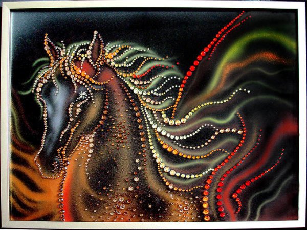 Картина Сваровски "Пегас"
