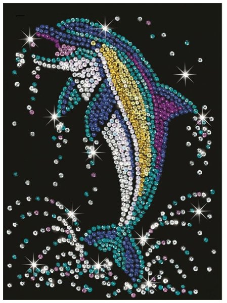 KSG мозаика из блесток Дельфин