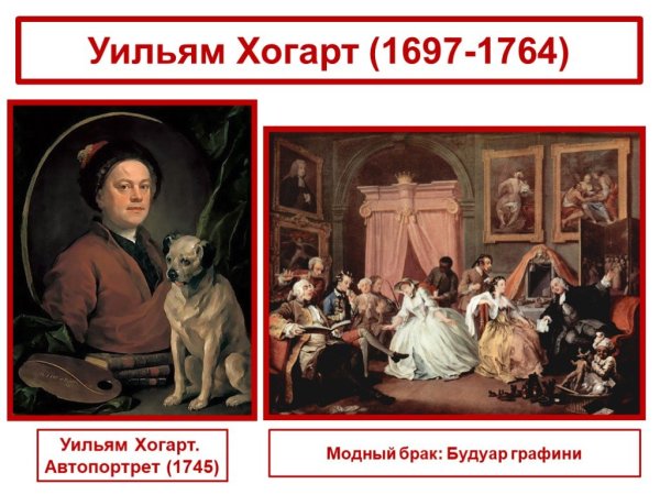 Уильям Хогарт (1697—1764). «Модный брак».