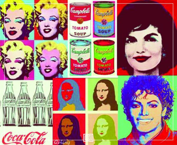 Работы в стиле Энди Уорхола