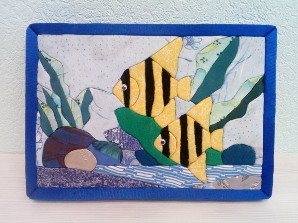 Панно техника кинусайга