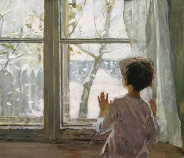 Сергея Андреевича Тутунова «зима пришла. Детство».