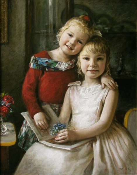 Портрет двух девочек