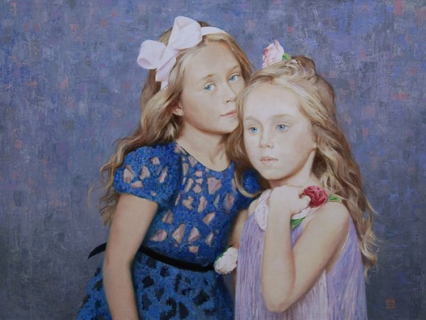 Портрет двух детей
