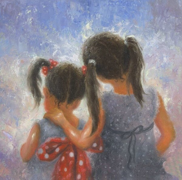 Картина две сестрички