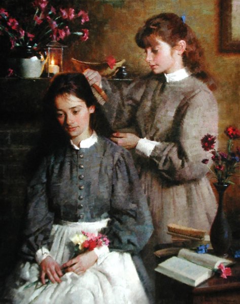 Художник Морган Вестлинг"Сельская учительница".