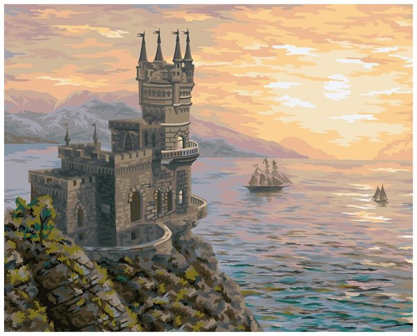 Картина Ласточкино гнездо Айвазовский