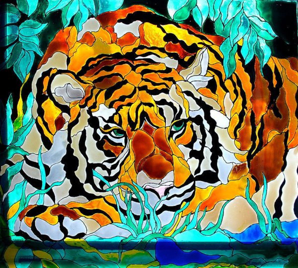 Витражи в интерьере