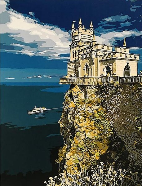 Картина Ласточкино гнездо в Крыму