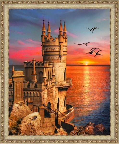 Крымский пейзаж Ласточкино гнездо