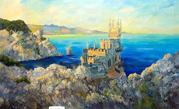 Картина Ласточкино гнездо в Крыму