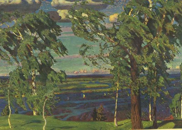 А.А. Рылов. «Зеленый шум». 1904.