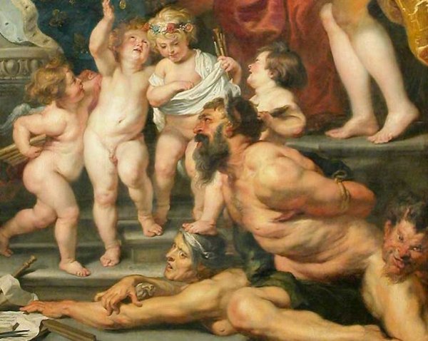 Вирсавия у фонтана, Питер Пауль Рубенс, 1635