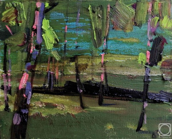 Картина Аркадия Рылова зеленый шум