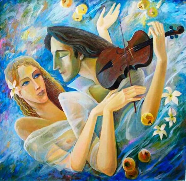 Ангелы музыканты в живописи