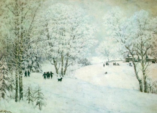 Константин Фёдорович Юон русская зима