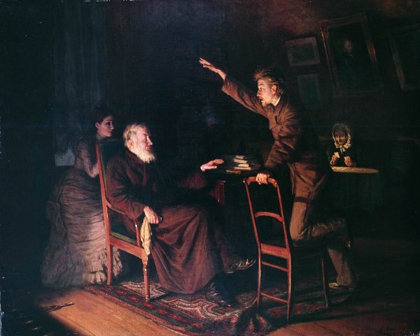 Николая Александровича Ярошенко «на качелях» 1888