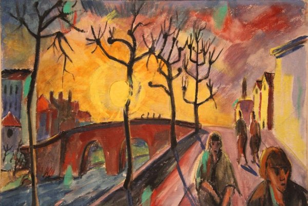 Художница Эрнст Кирхнер