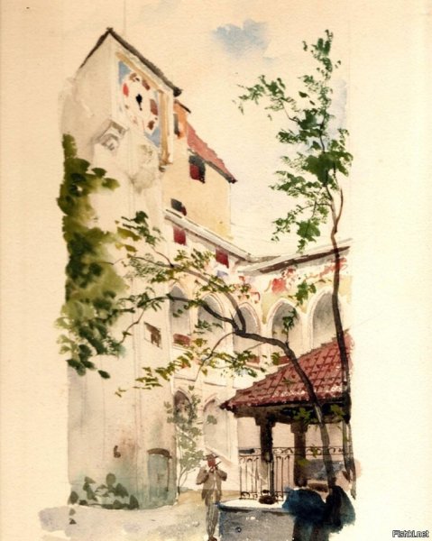 Картины которые нарисовал Гитлер Адольф