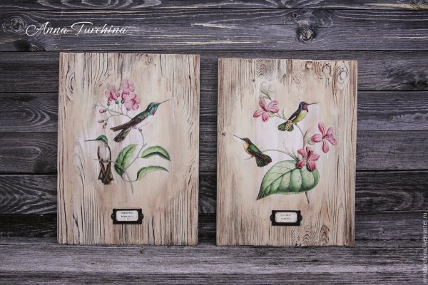 Панно на досках