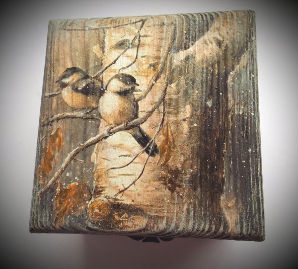 Декупаж на дереве