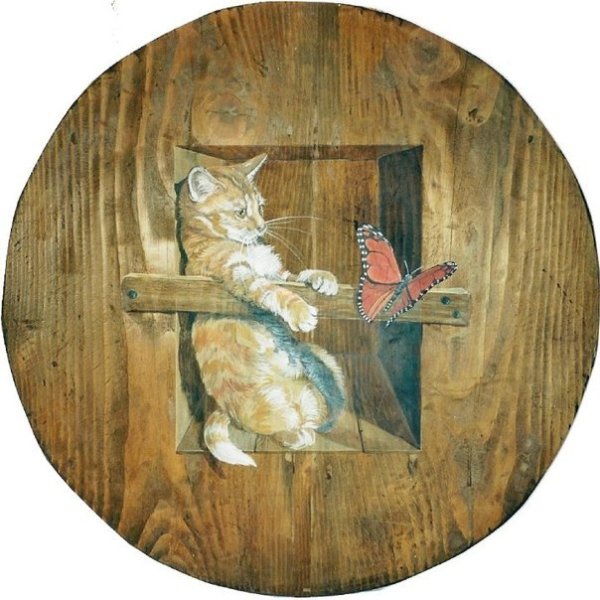 Панно из дерева в стиле лофт