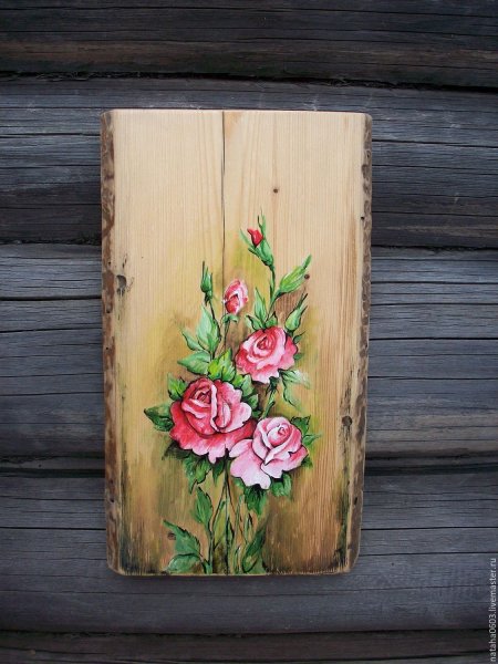 Панно на досках