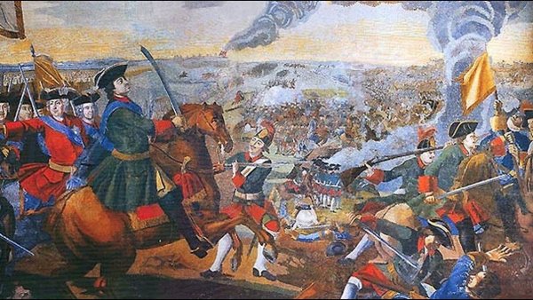 Мозаика Ломоносова Петр 1 и Полтавская битва