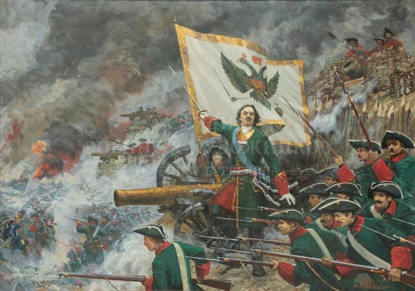 Петр 1 Полтавская битва