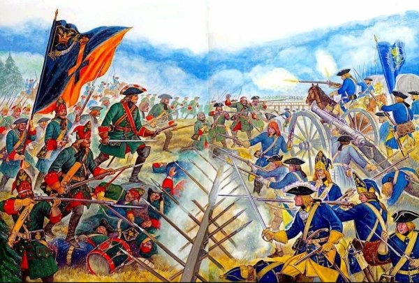 Петр 1 Полтавская битва