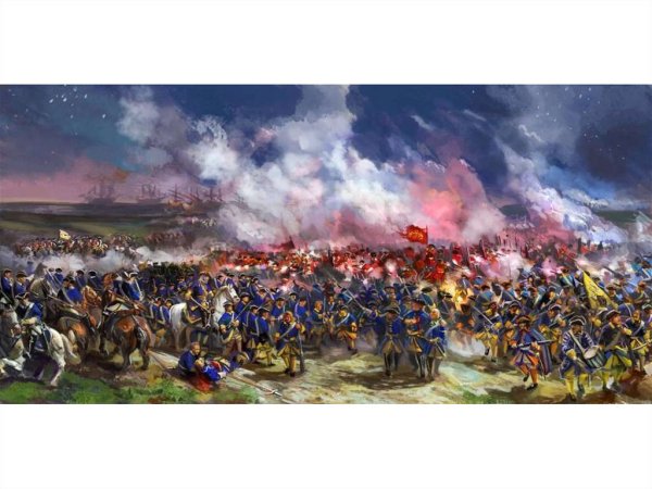 Картина Полтавская битва в Эрмитаже