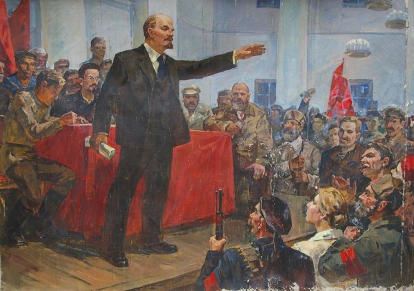 Ленин Владимир Ильич на броневике