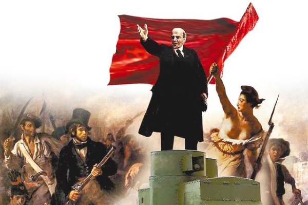 Ленин Владимир Ильич на броневике