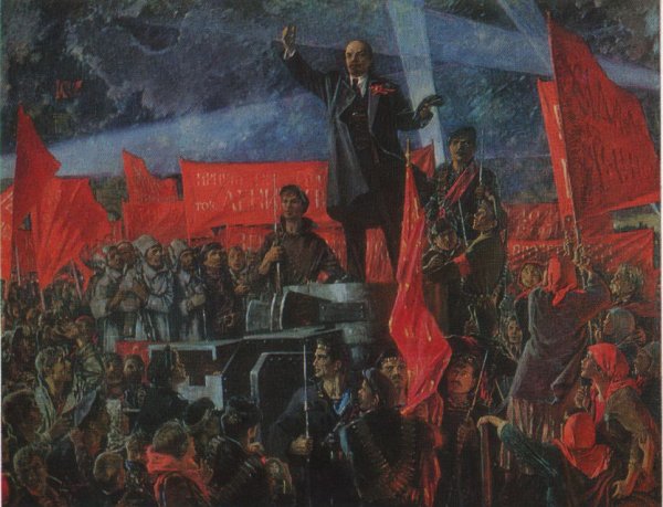 Ленин Владимир Ильич на броневике