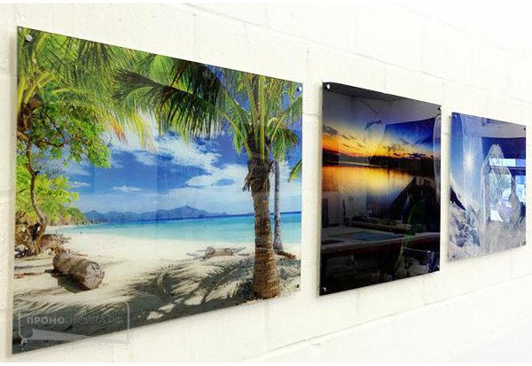 УФ печать на стекле