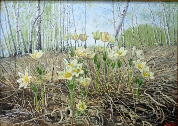 Василий Жуковский приход весны