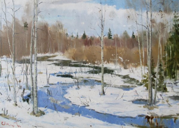 Ольга Дарчук картина "Весна в Венеции"