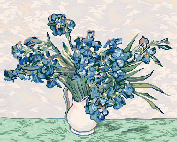 Картина по номерам ирисы Ван Гог