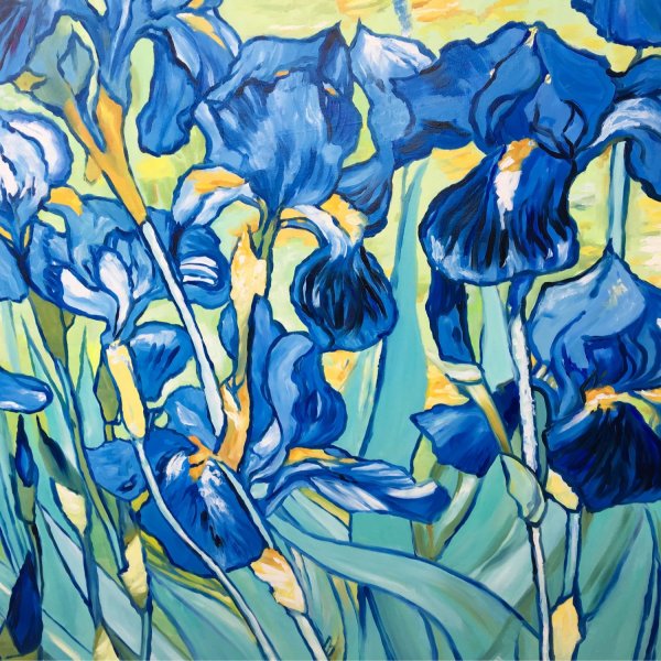 Ван Гог ирисы 1889