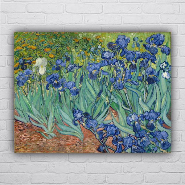 Холст. Винсент Ван Гог "ирисы"