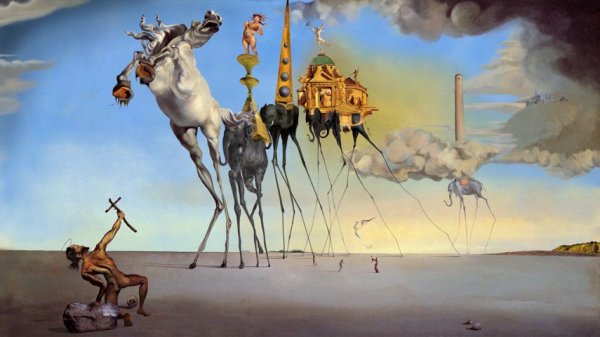 Salvador Dali the Temptation of St. Anthony